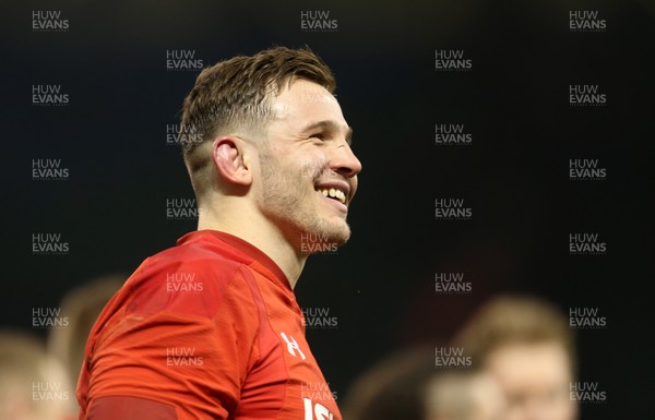 170318 - Wales v France - Natwest 6 Nations Championship - Elliot Dee of Wales at full time
