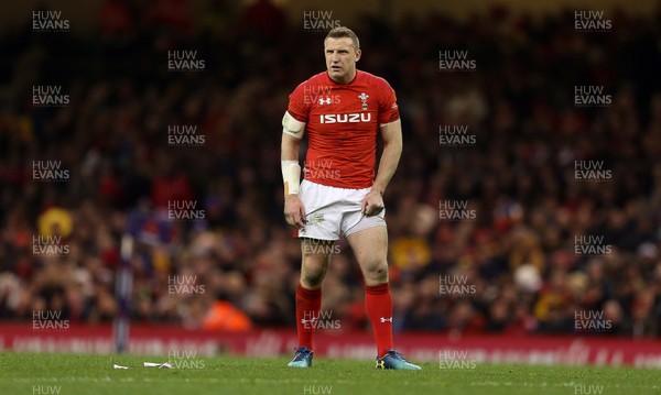 170318 - Wales v France - Natwest 6 Nations Championship - Hadleigh Parkes of Wales