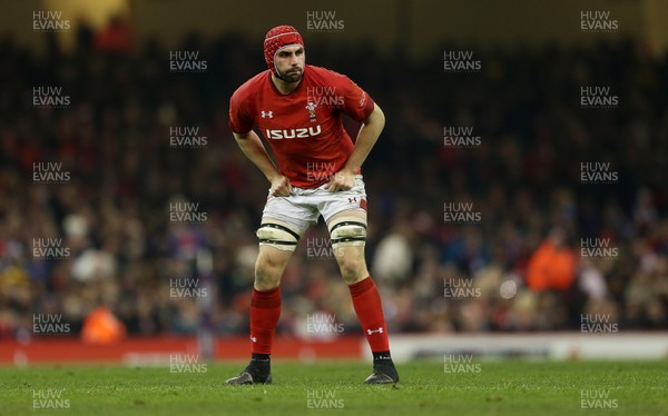 170318 - Wales v France - Natwest 6 Nations Championship - Cory Hill of Wales