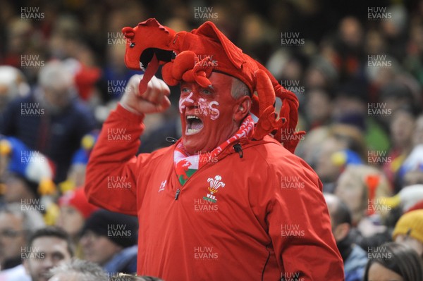 170318 - Wales v France - NatWest 6 Nations Championship - Wales fans