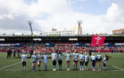 180426 - Wales v France, Guinness Women’s 6 Nations - Guard of honour