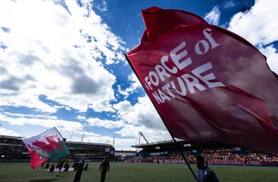 180426 - Wales v France, Guinness Women’s 6 Nations - Force of Nature branding at the match