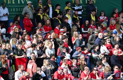 180426 - Wales v France, Guinness Women’s 6 Nations - Fans at the match
