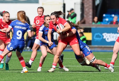 180426 - Wales v France, Guinness Women’s 6 Nations - Courtney Keight of Wales