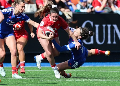 180426 - Wales v France, Guinness Women’s 6 Nations - Kayleigh Powell of Wales