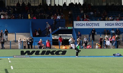 180426 - Wales v France, Guinness Women’s 6 Nations - WUKA LED ad board at half time