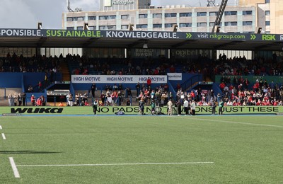 180426 - Wales v France, Guinness Women’s 6 Nations - WUKA LED ad board at half time