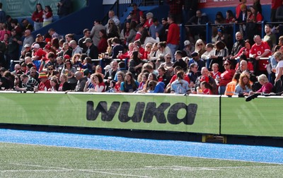 180426 - Wales v France, Guinness Women’s 6 Nations - WUKA LED ad board at half time