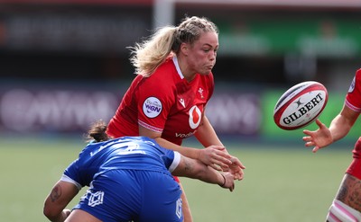 180426 - Wales v France, Guinness Women’s 6 Nations - Kelsey Jones of Wales