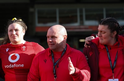 180426 - Wales v France, Guinness Women’s 6 Nations - Sean Lynn, Wales Women head coach at the end of the match