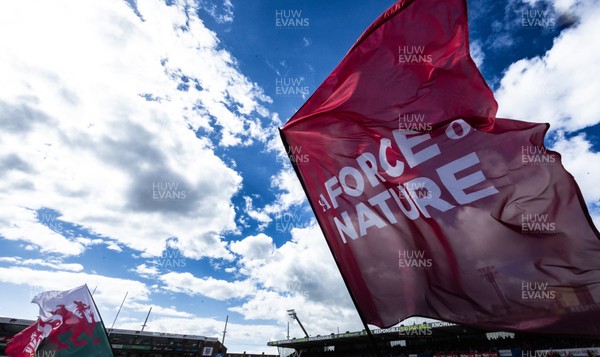 180426 - Wales v France, Guinness Women’s 6 Nations - Force of Nature branding at the match
