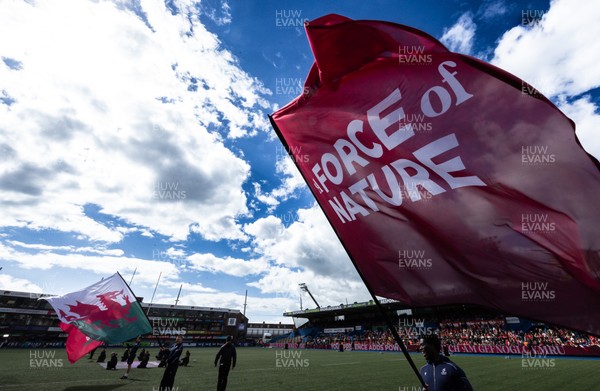 180426 - Wales v France, Guinness Women’s 6 Nations - Force of Nature branding at the match