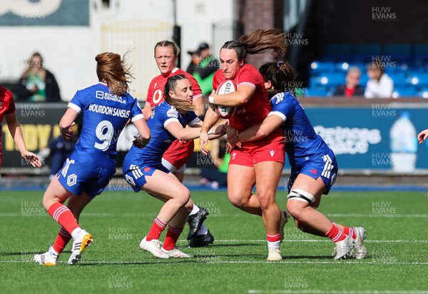 180426 - Wales v France, Guinness Women’s 6 Nations - Courtney Keight of Wales