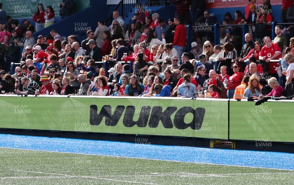 180426 - Wales v France, Guinness Women’s 6 Nations - WUKA LED ad board at half time