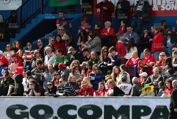 180426 - Wales v France, Guinness Women’s 6 Nations - Fans at the match