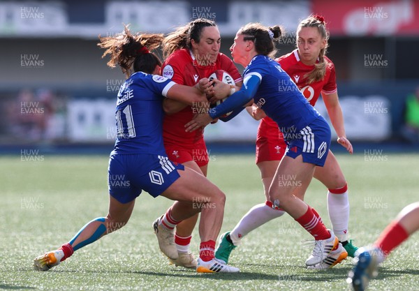 180426 - Wales v France, Guinness Women’s 6 Nations - Courtney Keight of Wales