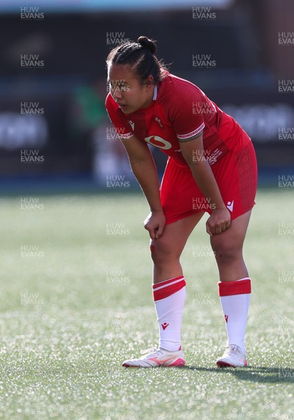 180426 - Wales v France, Guinness Women’s 6 Nations - Jenna De Vera of Wales