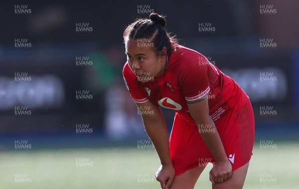 180426 - Wales v France, Guinness Women’s 6 Nations - Jenna De Vera of Wales
