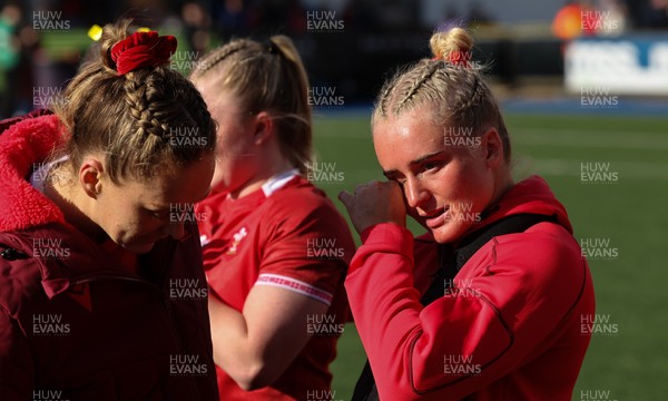 180426 - Wales v France, Guinness Women’s 6 Nations - Seren Singleton of Wales at the end of the match