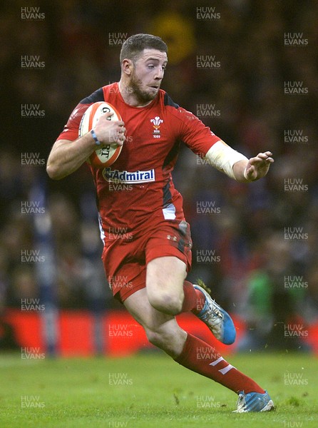 210214 - Wales v France - RBS 6 Nations 2014 -Alex Cuthbert of Wales