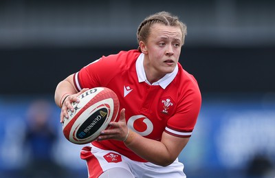 210424 - Wales v France, Guinness Women’s 6 Nations - Lleucu George of Wales