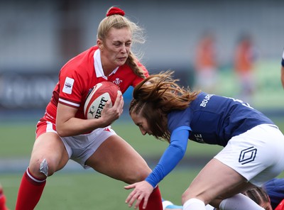 210424 - Wales v France, Guinness Women’s 6 Nations - Hannah Jones of Wales