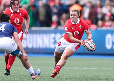 210424 - Wales v France, Guinness Women’s 6 Nations - Lleucu George of Wales