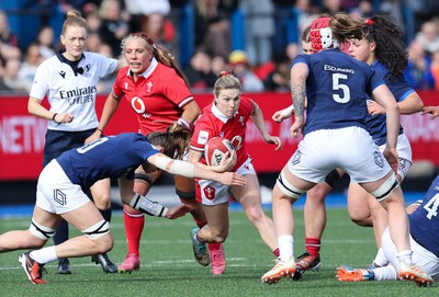 210424 - Wales v France, Guinness Women’s 6 Nations - Keira Bevan of Wales