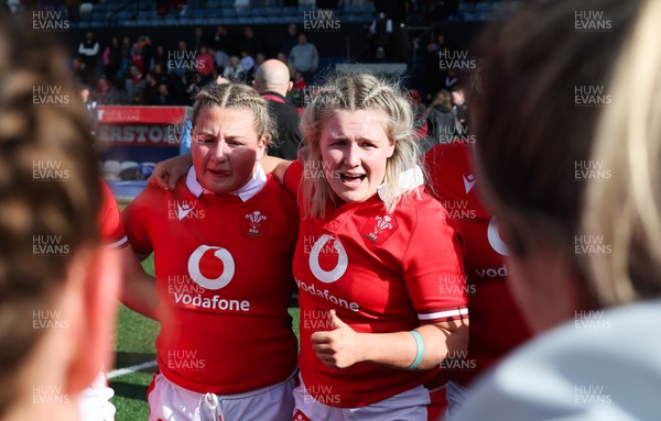 210424 - Wales v France, Guinness Women’s 6 Nations - Alex Callender of Wales at the end of the match