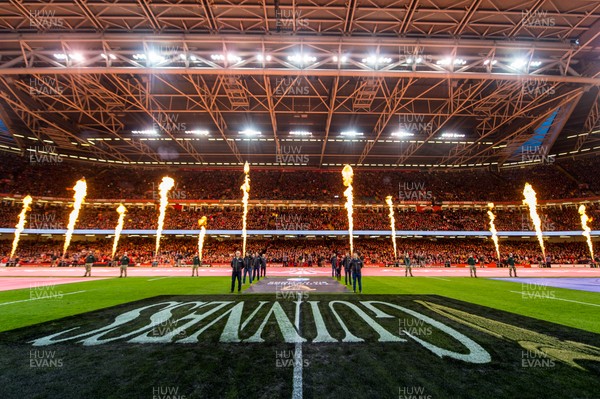 220220 - Wales v France - Guinness Six Nations -  General Views of the stadium ahead of kick off 