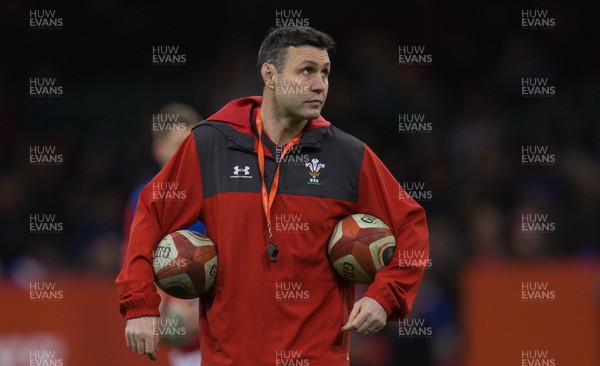 220220 - Wales v France, Guinness Six Nations Championship 2020 - Wales attack coach Stephen Jones