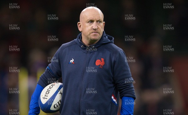 220220 - Wales v France, Guinness Six Nations Championship 2020 - French defence coach Shaun Edwards