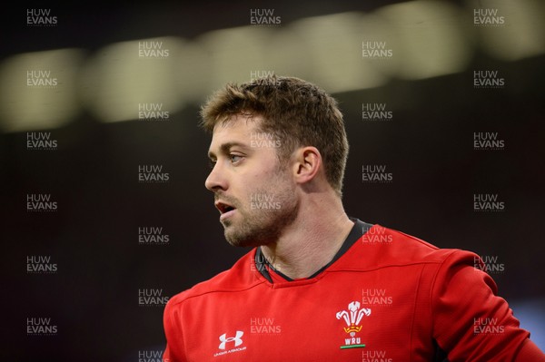 220220 - Wales v France - Guinness Six Nations - Leigh Halfpenny of Wales  