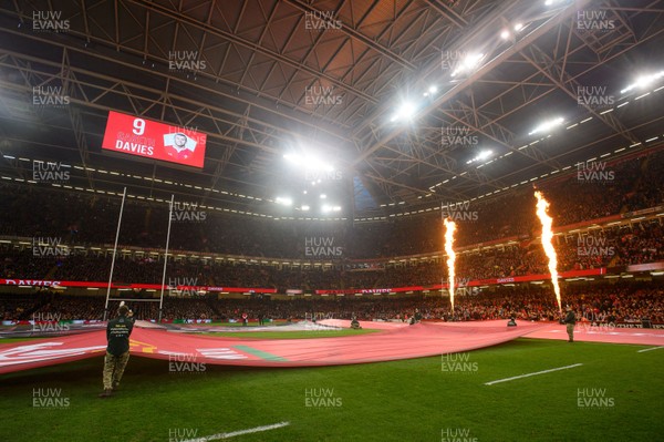 220220 - Wales v France - Guinness Six Nations -  A general view of Principality Stadium before the match