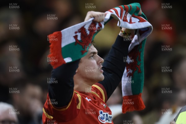 220220 - Wales v France - Guinness Six Nations -  Welsh fan