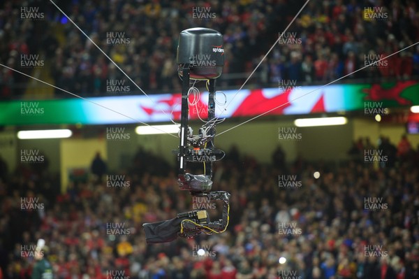 220220 - Wales v France - Guinness Six Nations -  Remote SpiderCam