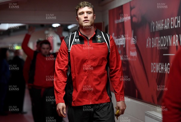 220220 - Wales v France - Guinness Six Nations - Will Rowlands of Wales arrives