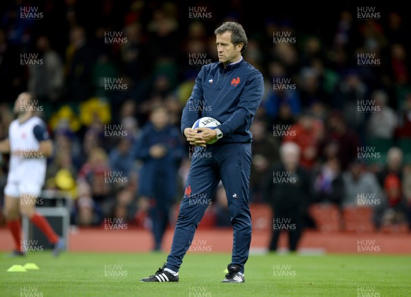 220220 - Wales v France - Guinness Six Nations - France head coach Fabien Galthie before the match