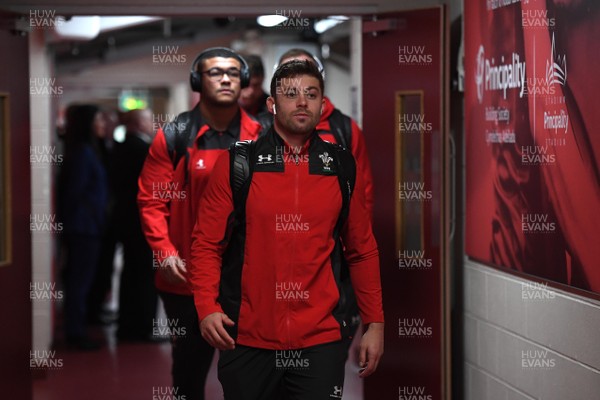 220220 - Wales v France - Guinness Six Nations - Leigh Halfpenny arrives