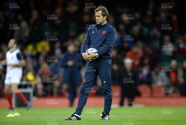 220220 - Wales v France - Guinness Six Nations - France head coach Fabien Galthie before the match