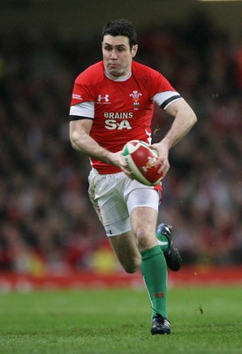 26.02.10 Wales v France... Wales' Stephen Jones. 