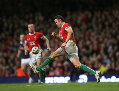 26.02.10 Wales v France... Wales' Lee Byrne. 