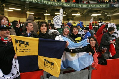 26.02.10 Wales v France... Even Argentinian rugby fans made it to the game. 