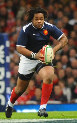 26.02.10 - Six Nations Rugby, Wales v France France's Mathieu Bastareaud  