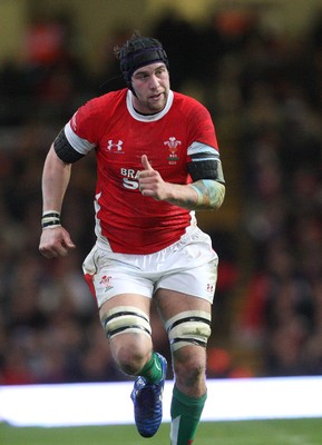 26.02.10 ... Wales v France, RBS 6 Nations 2010 -  Wales' Ryan Jones 