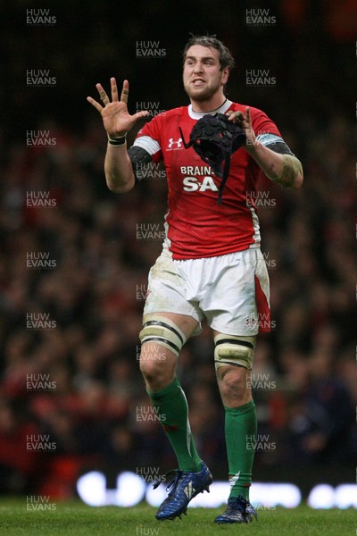 26.02.10 Wales v France... Wales' Ryan Jones. 