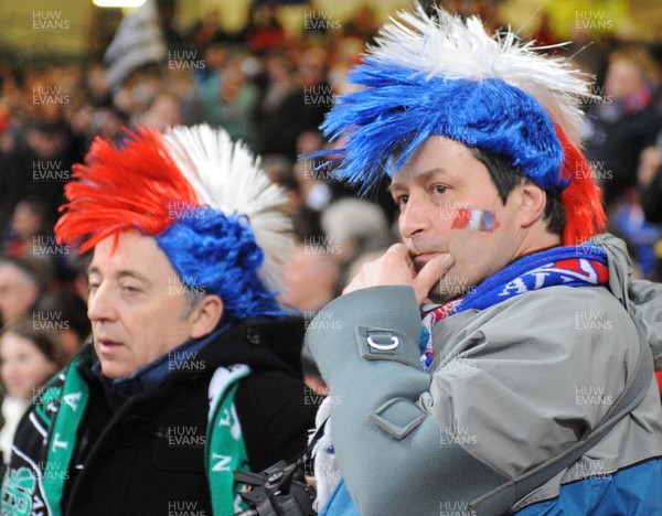 26.02.10 - Six Nations Rugby, Wales v France France fans 