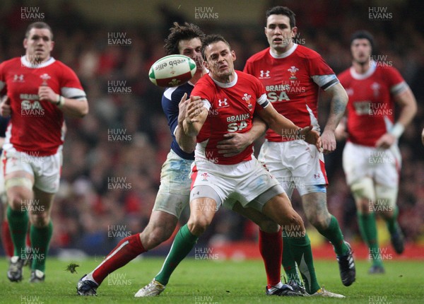 26.02.10 ... Wales v France, RBS 6 Nations 2010 -  Wales' Lee Byrne  