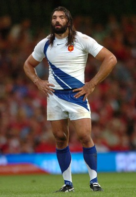 26.08.07 - Wales v France - Invesco Perpetual 2007 Summer Series - France's Sebastien Chabal 