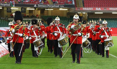 26.08.07 - The Regimental Band of the Royal Welsh at Wales v France 